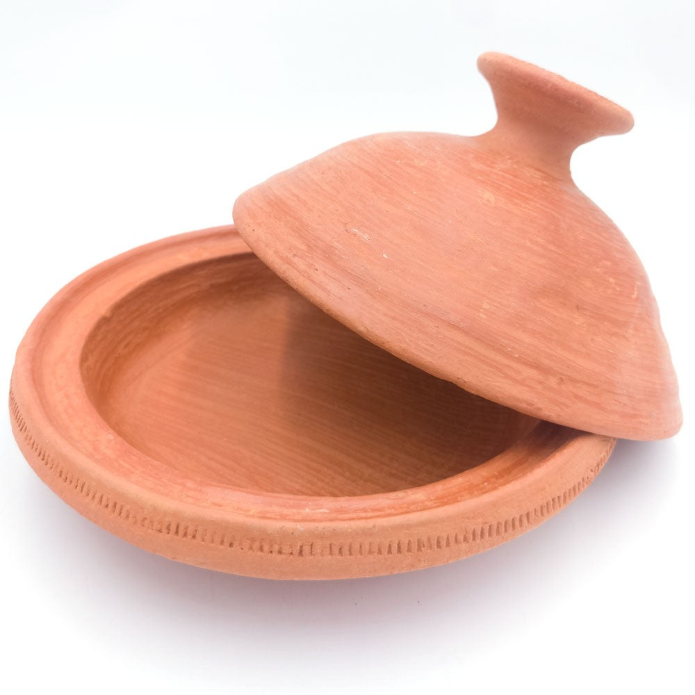Tajin Tallin Marroquí Artesanía Oued Laou Cerámica Arcilla 27cm