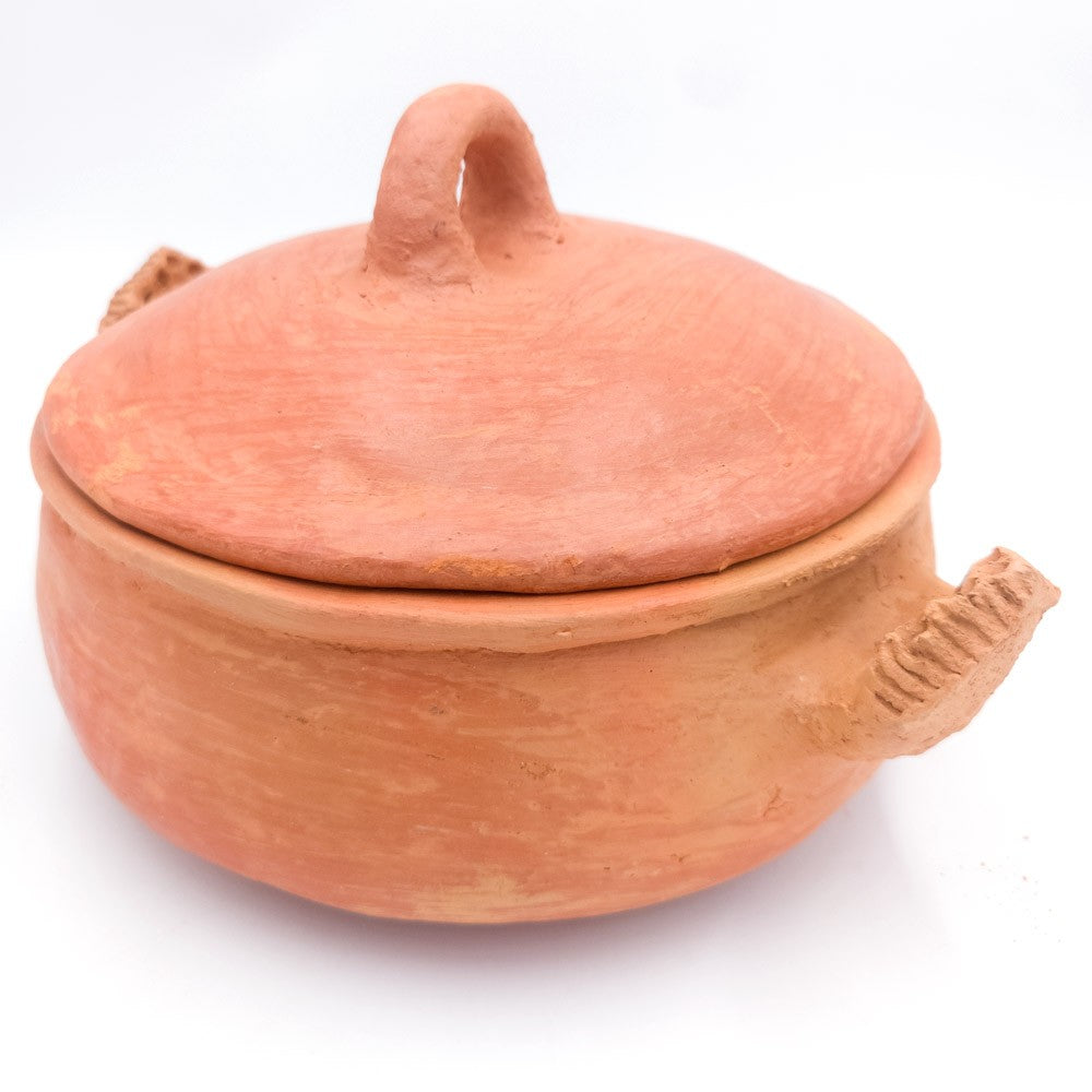 Cazuela de Arcilla Oued Laou Artesanía Marroquí Cocina Sana- Serie Amsa 2