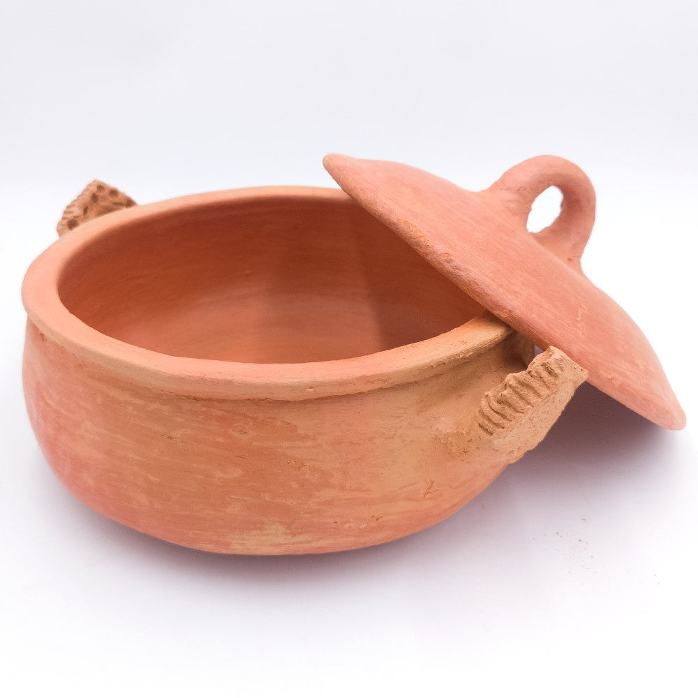 Cazuela de Arcilla Oued Laou Artesanía Marroquí Cocina Sana- Serie Amsa 2