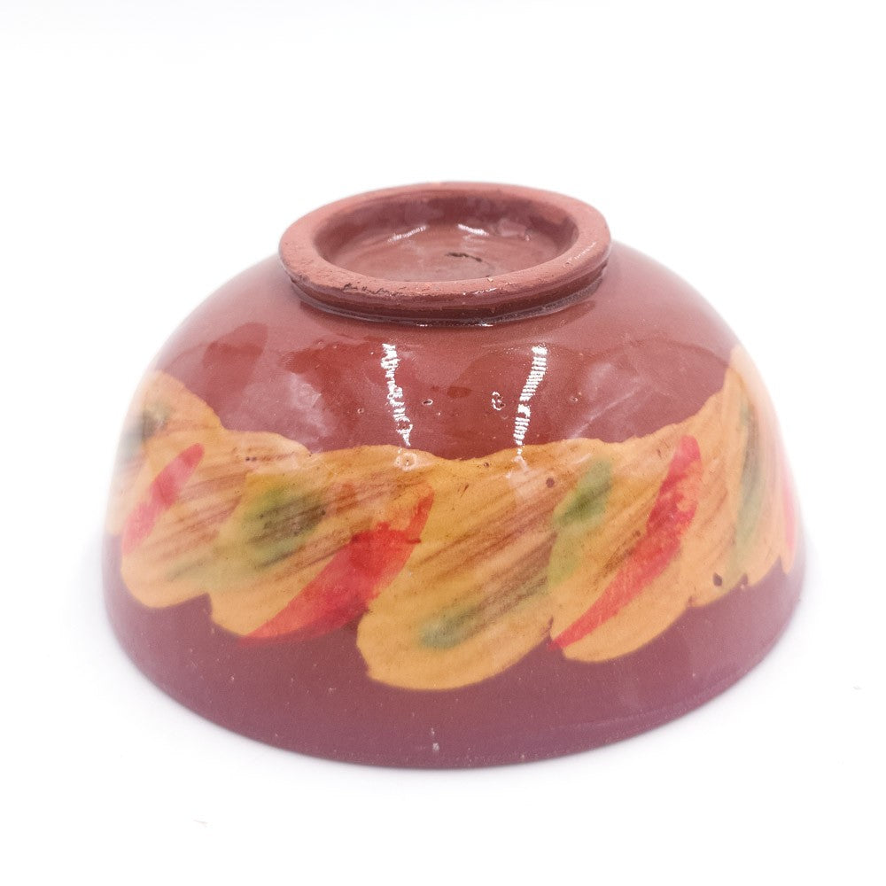 Cuenco Bowl de cerámica marroquí Artesanal Estilo Andalusí Marron Oued Lao
