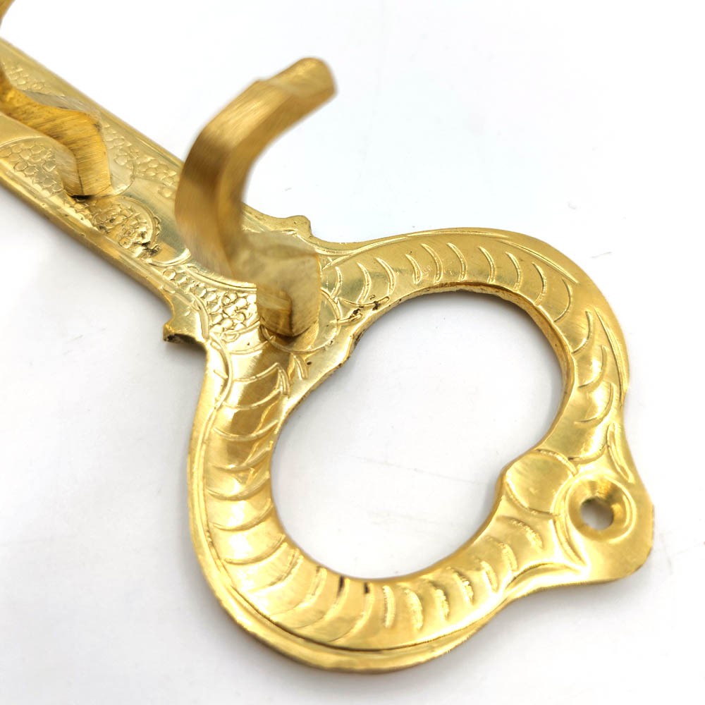 Colgador Llaves Latón Dorado Forjado Artesanía Marroquí Estilo llave Antigua - Modelo Marrakech