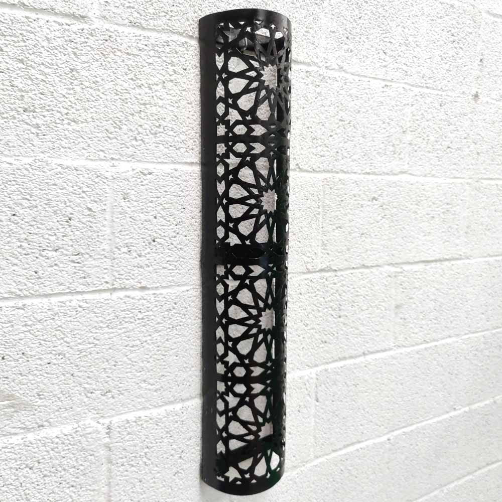 Aplique Pared de Hierro Calado Alargado Estilo Hogar Andalusí Modelo Najma Sauda