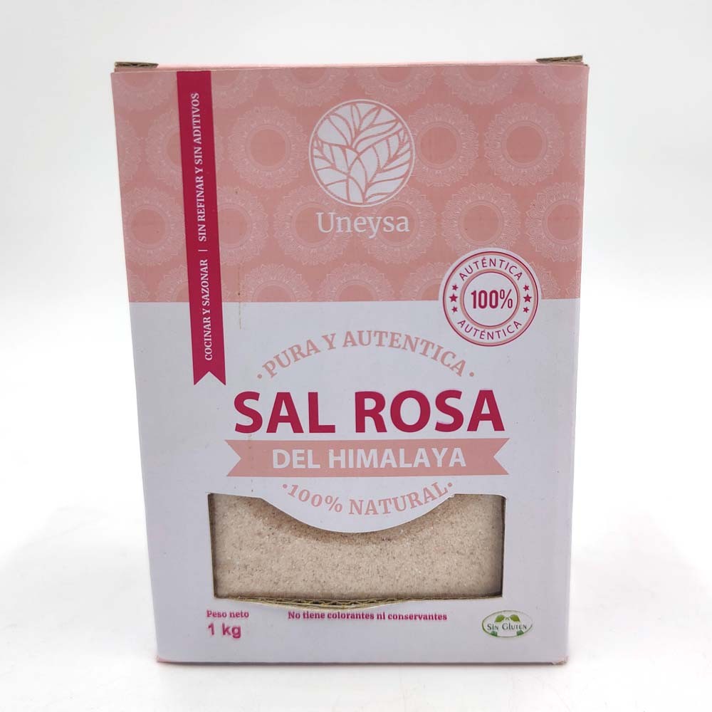 Sal del Himalaya - Fina - 1 kg - Formato Caja