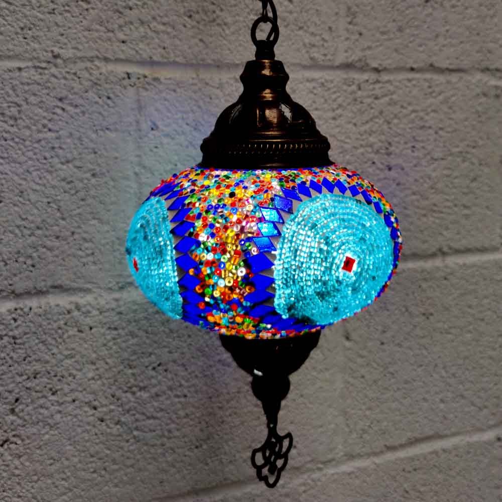 Lampara Interior Turca Cristal Metal Techo Mosaico Colgante Decoración Otomana Modelo Daire