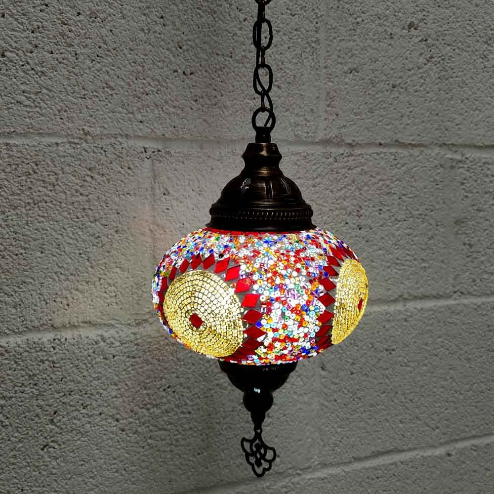 Lampara Interior Turca Cristal Metal Techo Mosaico Colgante Decoración Otomana Modelo Daire