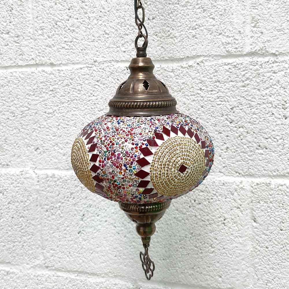 Lampara Interior Turca Cristal Metal Techo Mosaico Colgante Decoración Otomana Modelo Daire