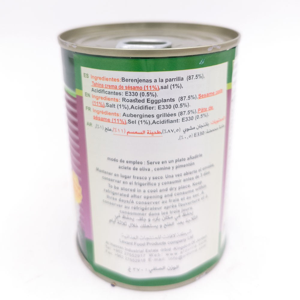 Baba Ghanoush - Pasta Berenjena y Tahini - 310 gr - Recomendado