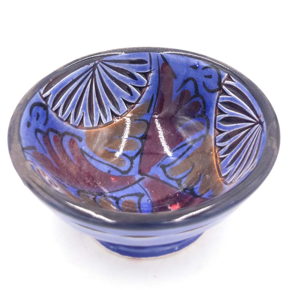 Cuenco bowl bol Mini Cerámica de Asfi LAbrada - Varios Colores - Artesanía Marroquí - Modelo Nahtun
