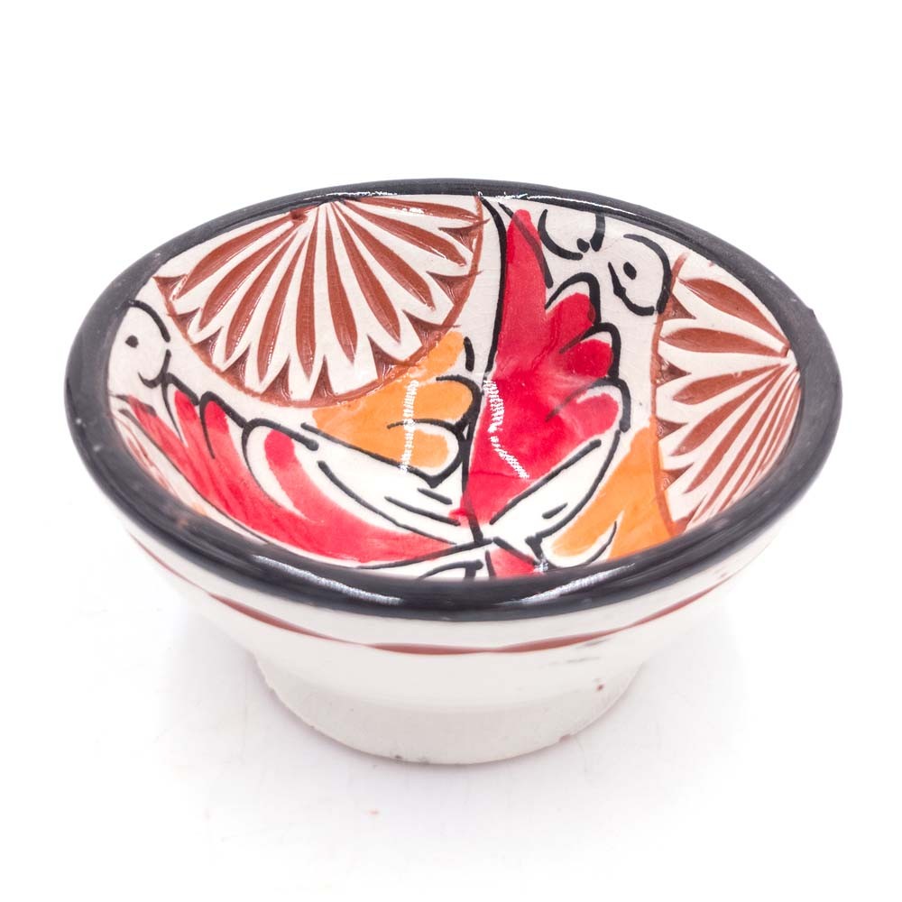 Cuenco bowl bol Mini Cerámica de Asfi LAbrada - Varios Colores - Artesanía Marroquí - Modelo Nahtun