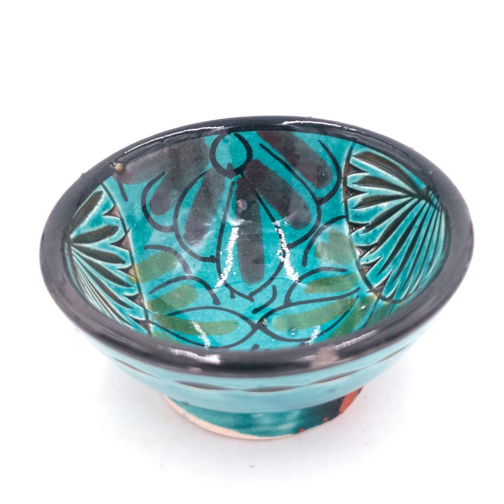 Cuenco bowl bol Mini Cerámica de Asfi LAbrada - Varios Colores - Artesanía Marroquí - Modelo Nahtun