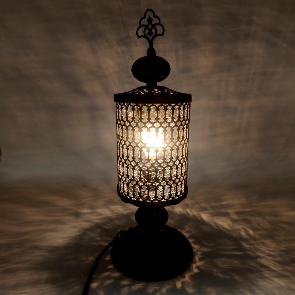 Lampara Mesita Noche Árabe Interior Artesanía Premium Turquía Modelo Serie Ottoman 2