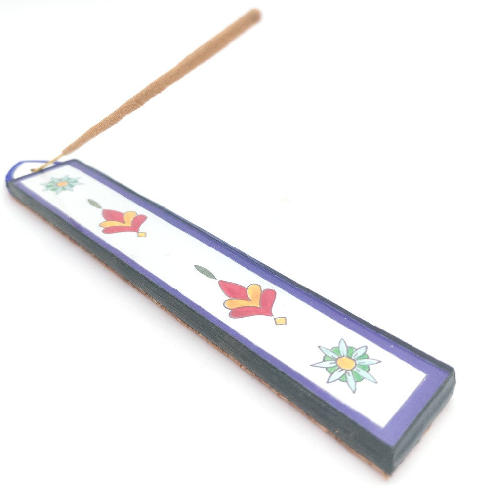 Tablilla Quemador Incienso Varillas Andalusí Decorativo Estilo Vintage 100% Artesanal - Modelo Razzak