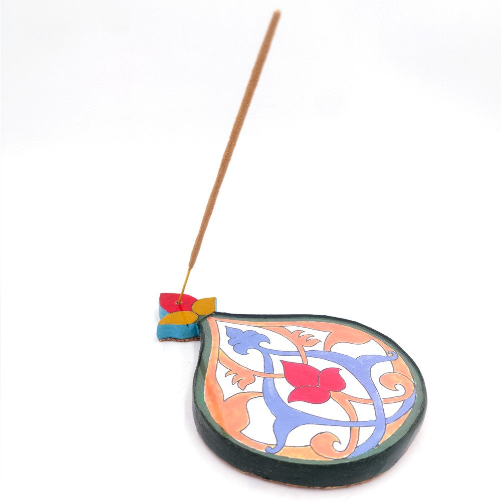 Tablilla Quemador Incienso Varillas Andalusí Decorativo Estilo Vintage 100% Artesanal - Modelo Razzak 3