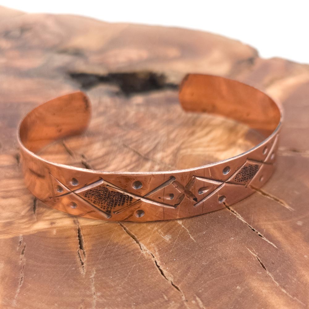 Pulsera Brazalete de Cobre y latón Curativo Preventivo Artritis Modelo 27