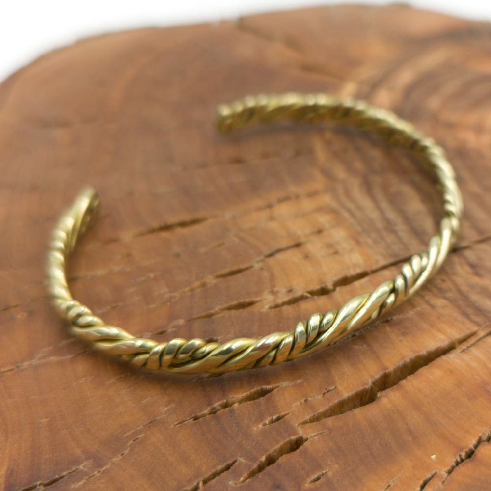 Pulsera Brazalete Unisex de Cobre y latón Curativo Preventivo Artritis Modelo 60