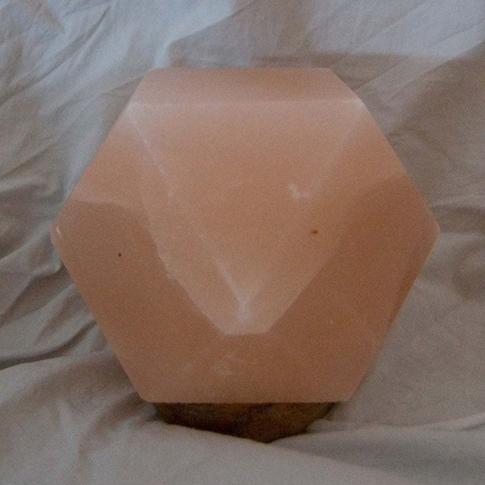 Lámpara Geométrica - Sal Natural del Himalaya - NOVEDAD