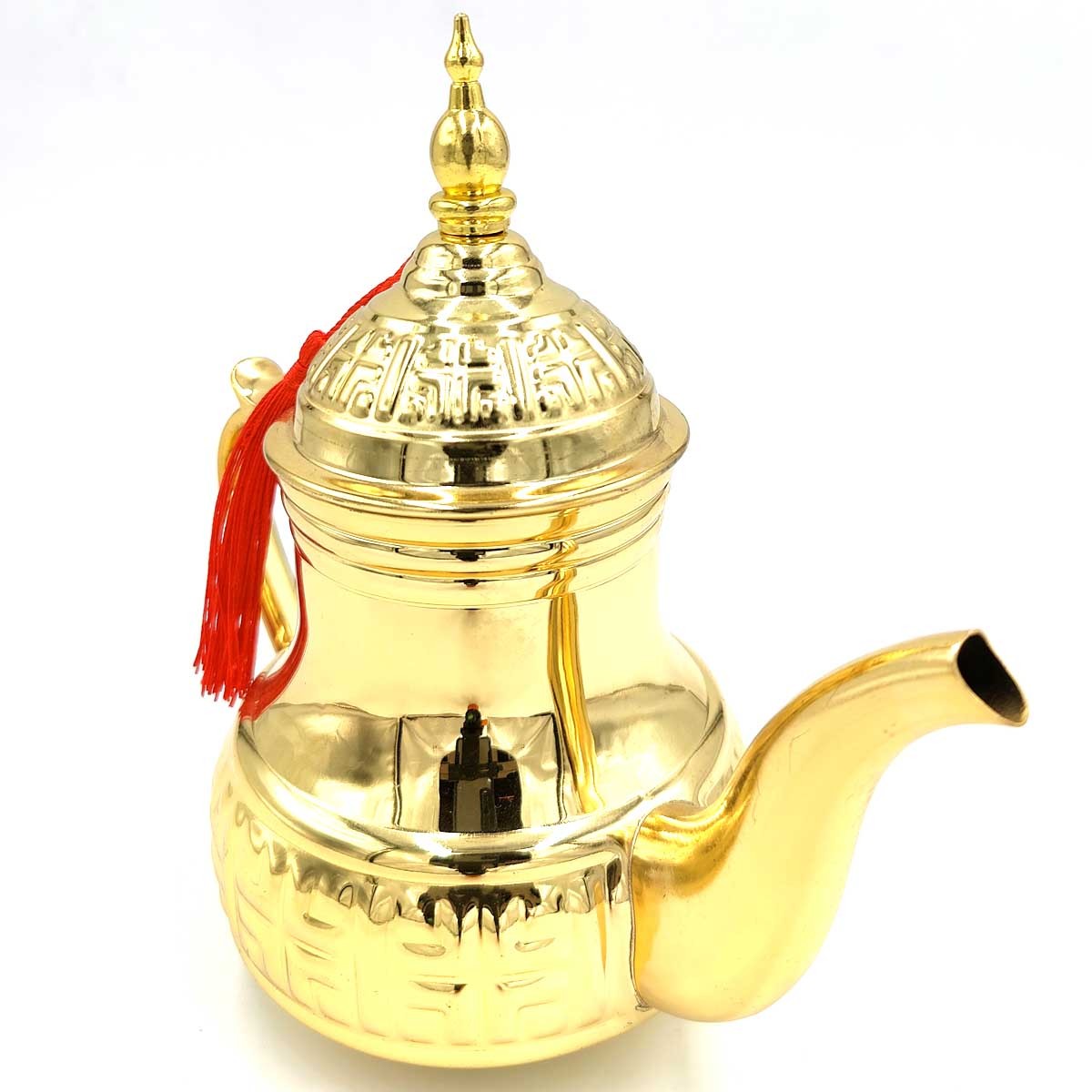 Tetera Acero Inoxidable Dorada Te e Infusiones 800ml Marca Europea Modelo Schleizer