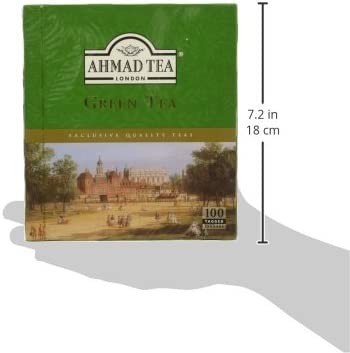 Te verde Ahmad Tea London 100 Bolsitas Gran Calidad Infusion