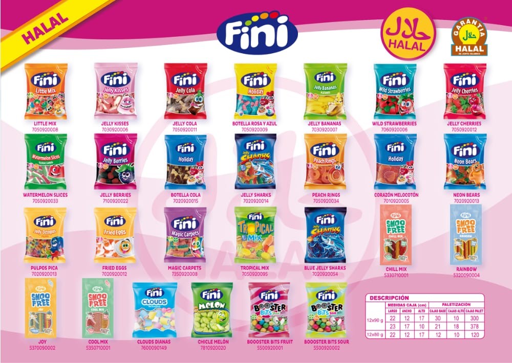 PACK Golosias Sin Gluten y Halal - Bolsa Chucherias 12 x 100 gr