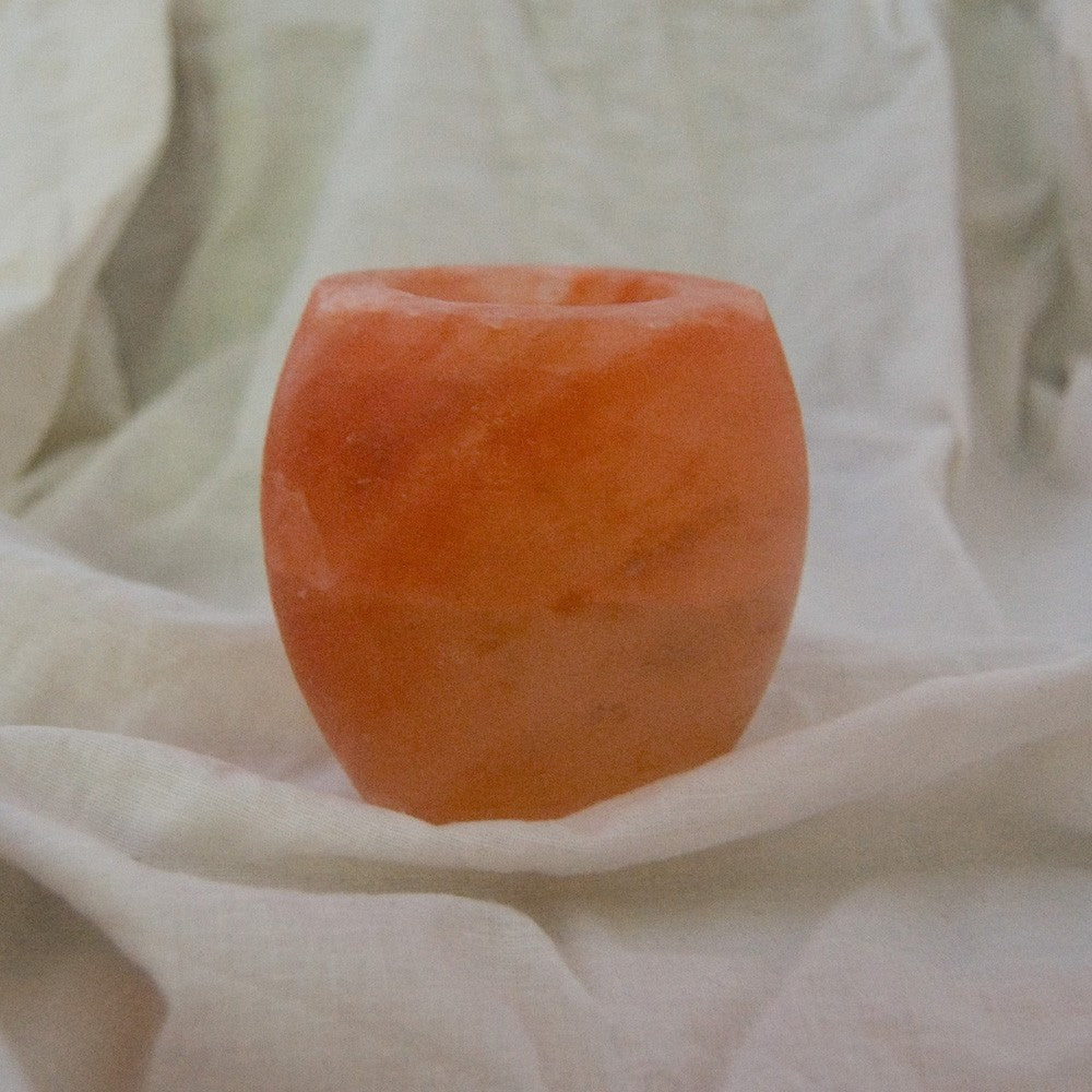 Portavelas Sal Natural Himalaya - Pulida - Feng Shui- NOVEDAD