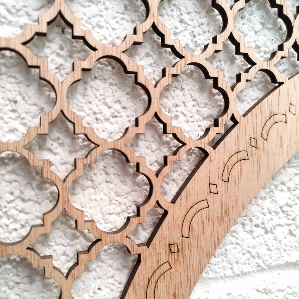 Celosia Madera Corte Láser Diseño Andaluz Andalusí Modelo Bab Alcazar