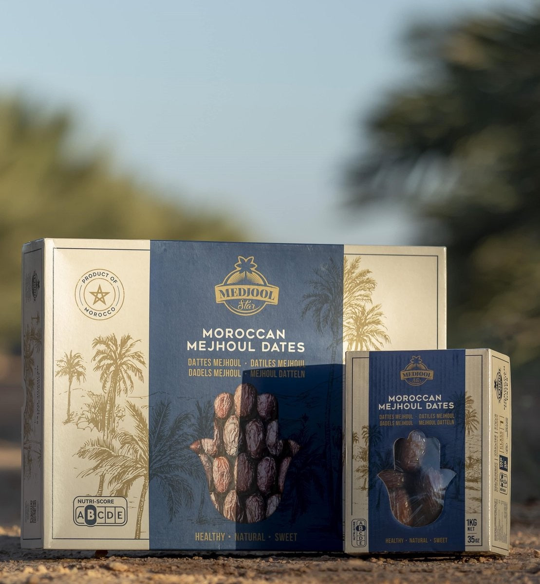 Deliciosos dátiles Medjool Large de calidad premium: sabores exquisitos de Marruecos 1Kg