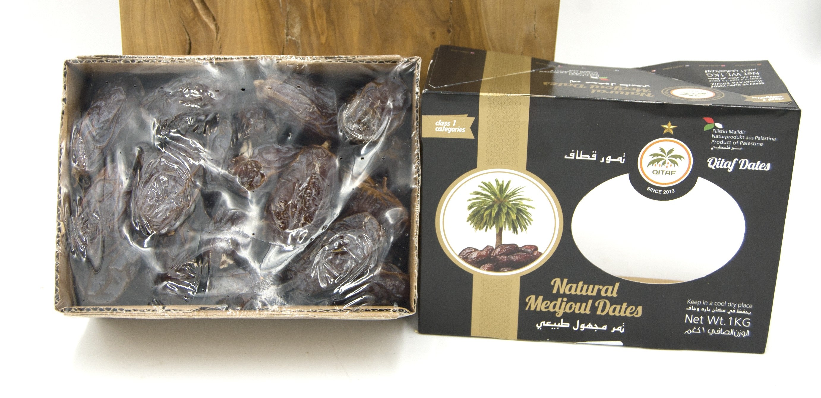 Dátiles Medjoul Natural - PRODUCTO PALESTINO - Clase 1 LARGE - QITAF