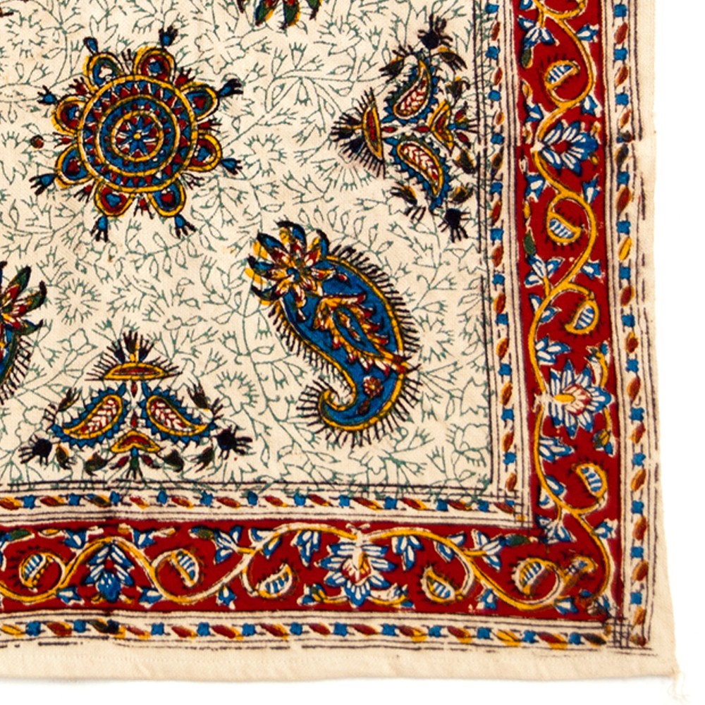 Tapete de Algodón Artesanal 50x50 cm - Hecho a Mano con Tintes Vegetales