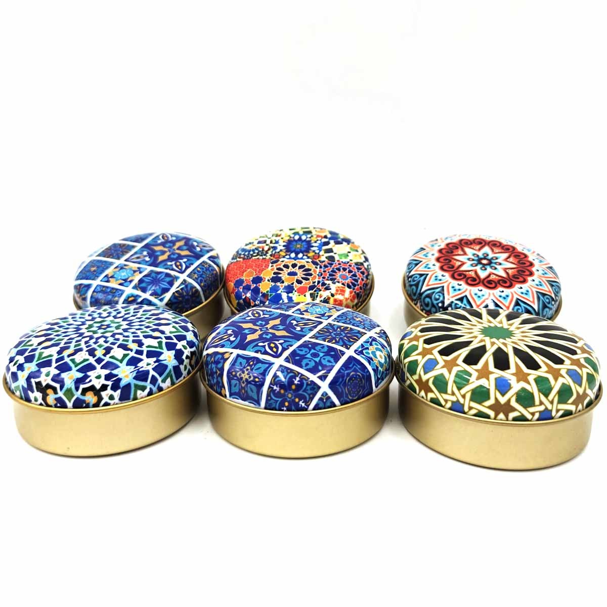 Vela aromáticas con elegantes diseños arabes