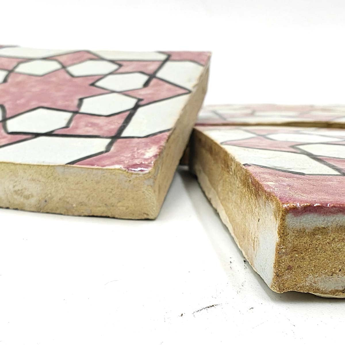 Azulejo Andalusí - Zellige Mosaico Nazari - 10 x 10cm - Artesanal - Modelo 101