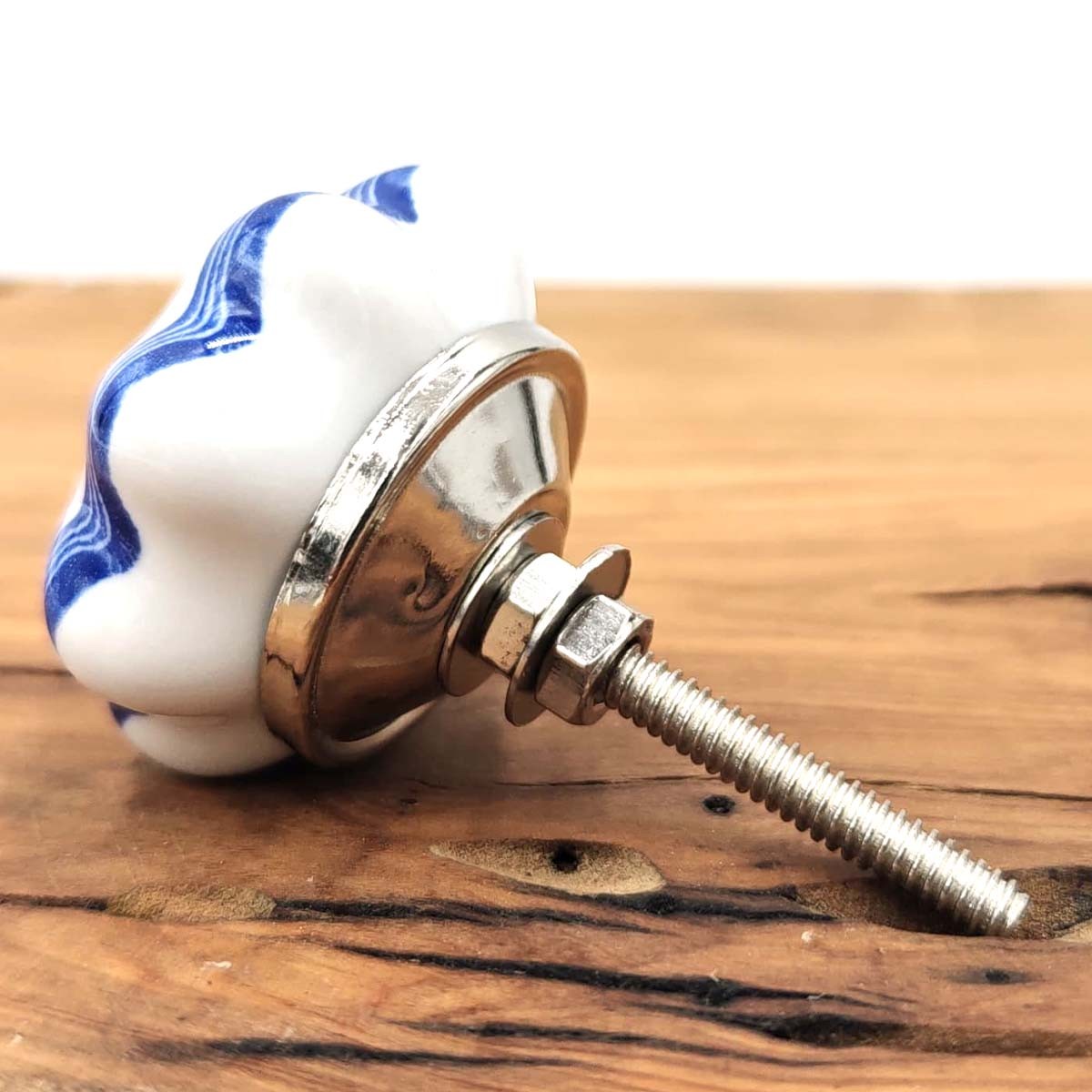 Pomo tirador de Cerámica Esmaltada para Muebles y Puertas - Modelo Ghuri