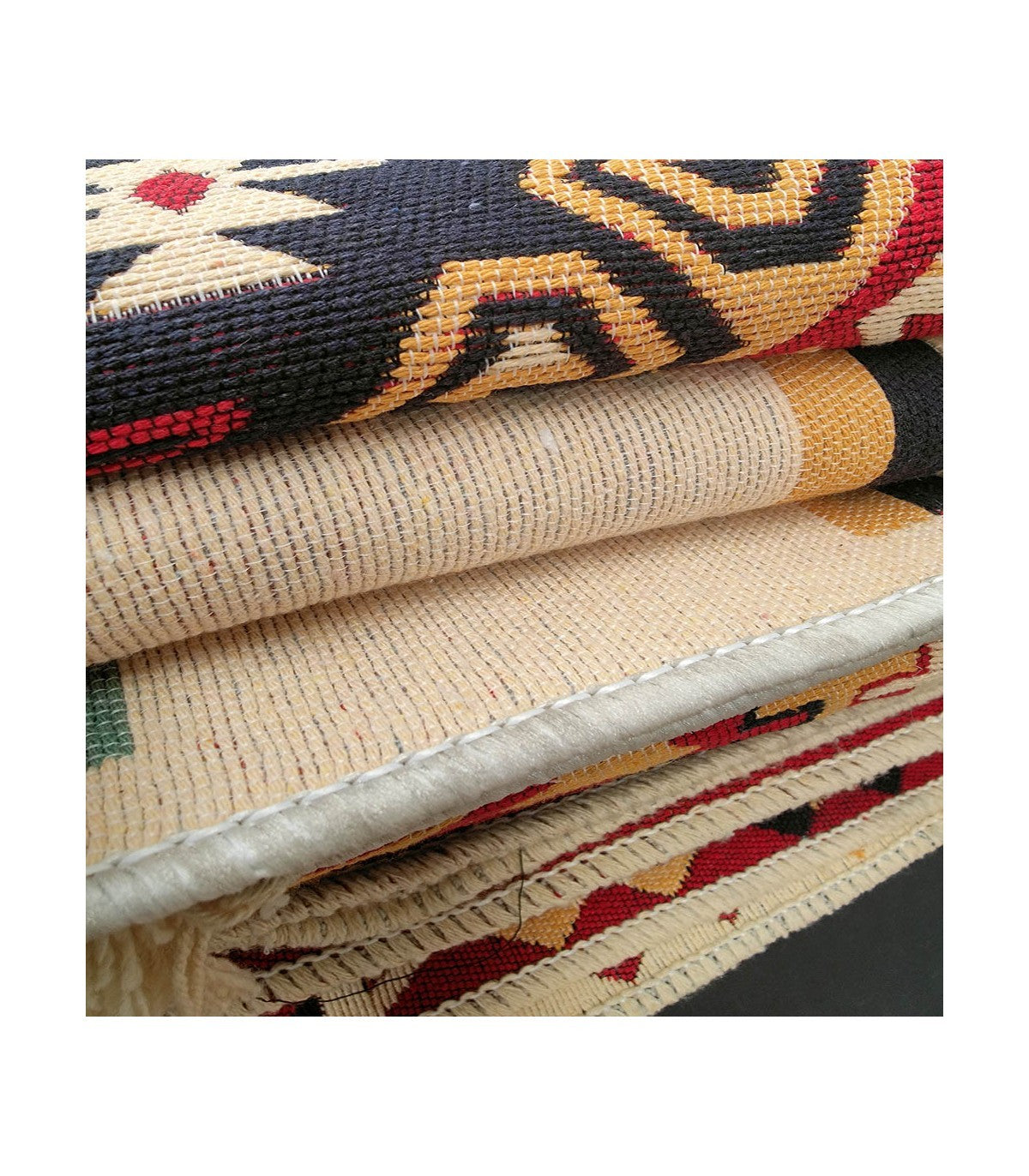 Kilim Otomano Turco – Alfombra Tapiz de Colores Vivos para Decoración Bohemia y Árabe