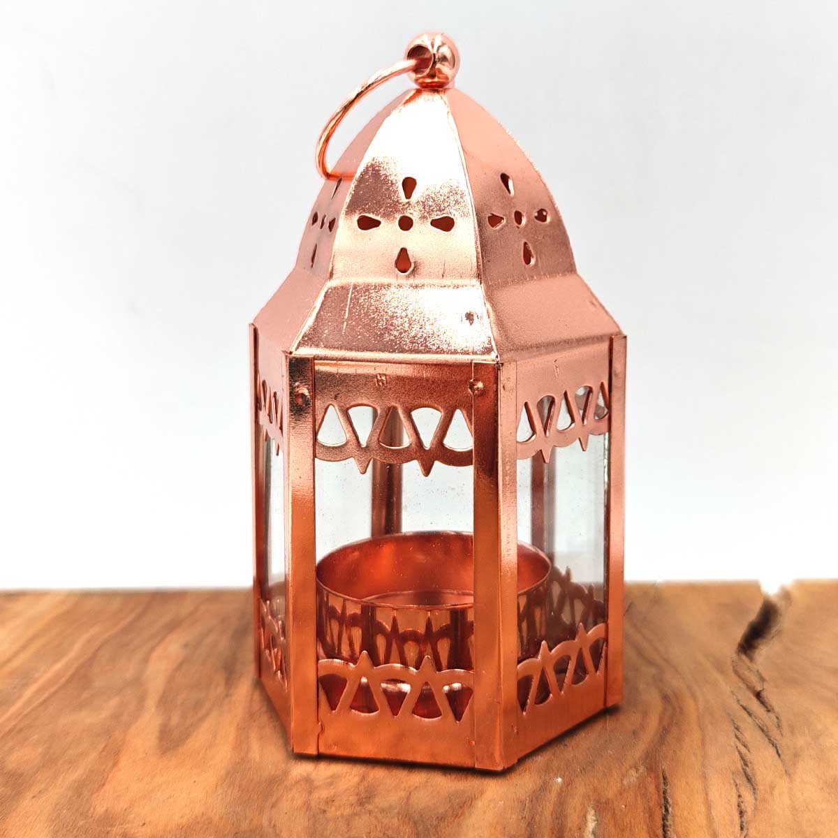 Farolillo Árabe - Dorado - Vela - colores- 12 cm x 7 cm - Modelo 013