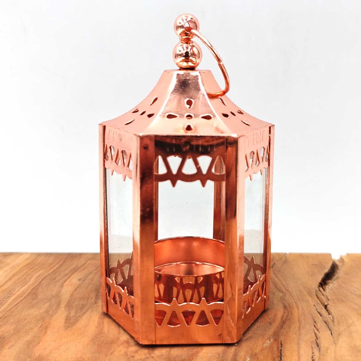 Farolillo Árabe - Dorado - Vela - 12 cm x 7 cm - colores - Modelo 012