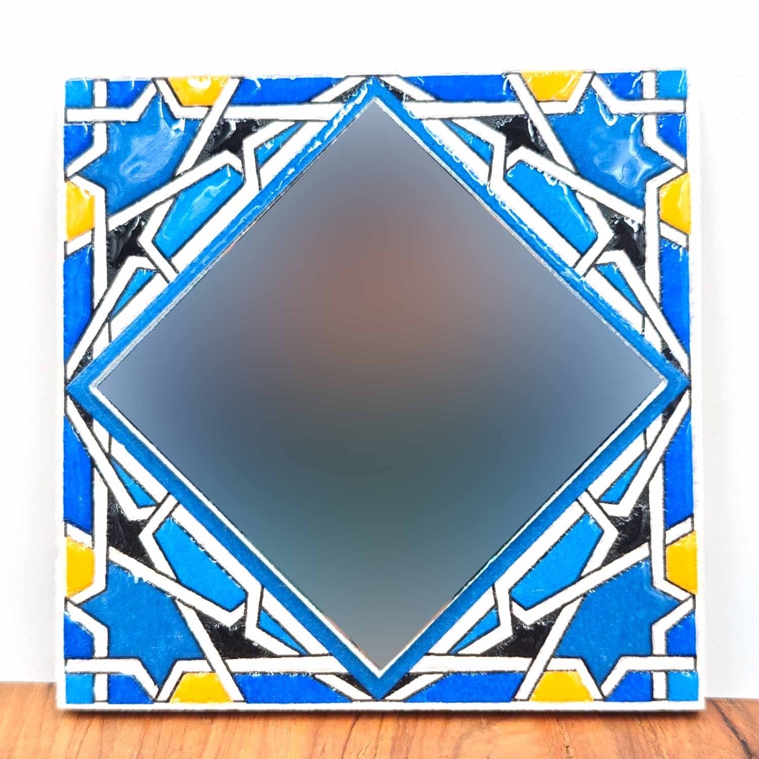 Azulejo Espejo Estilo Alhambra – Decoración Elegante, Modelo los Abencerrajes