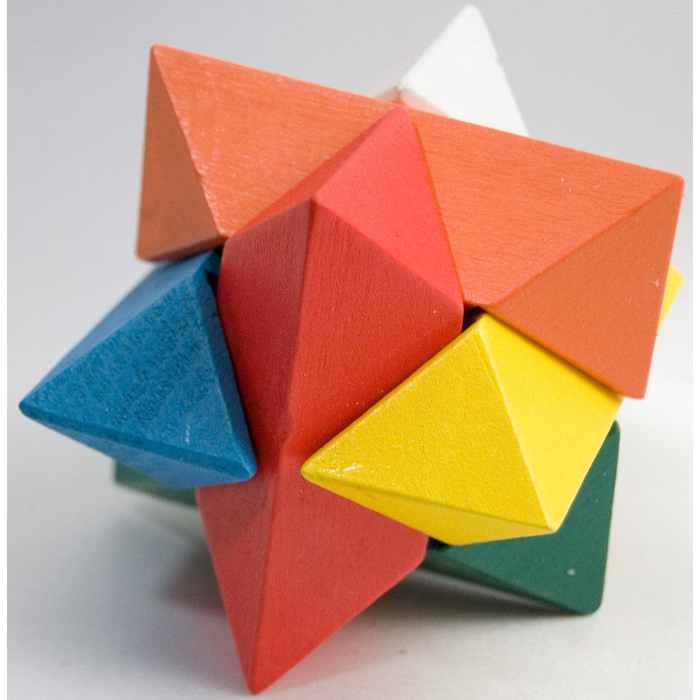 Puzzle Madera Estrella - Ingenio - Rompecabezas - 10 cm