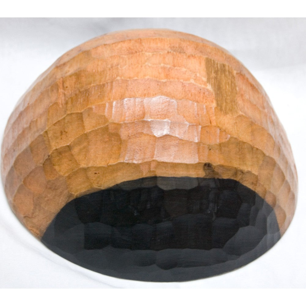 Frutero de Madera - Artesano - Africa - Color Blanco y Negro