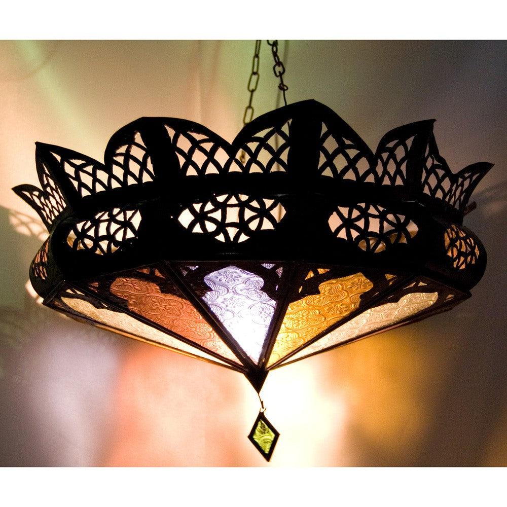 Plafón Calado - Cristal y Resinas-Diseño Arabe - Varios Colores