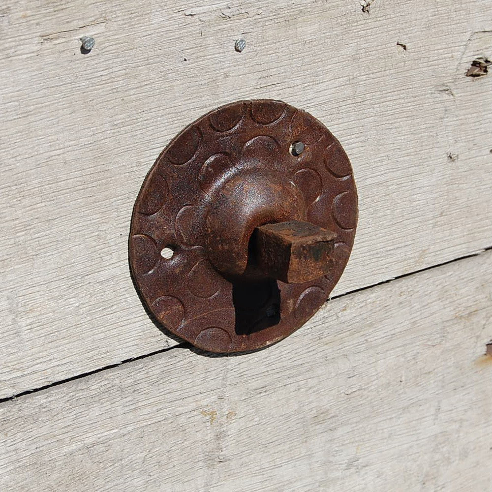 Llamador de Forja - Embellecedor y Picador - Forma Pera