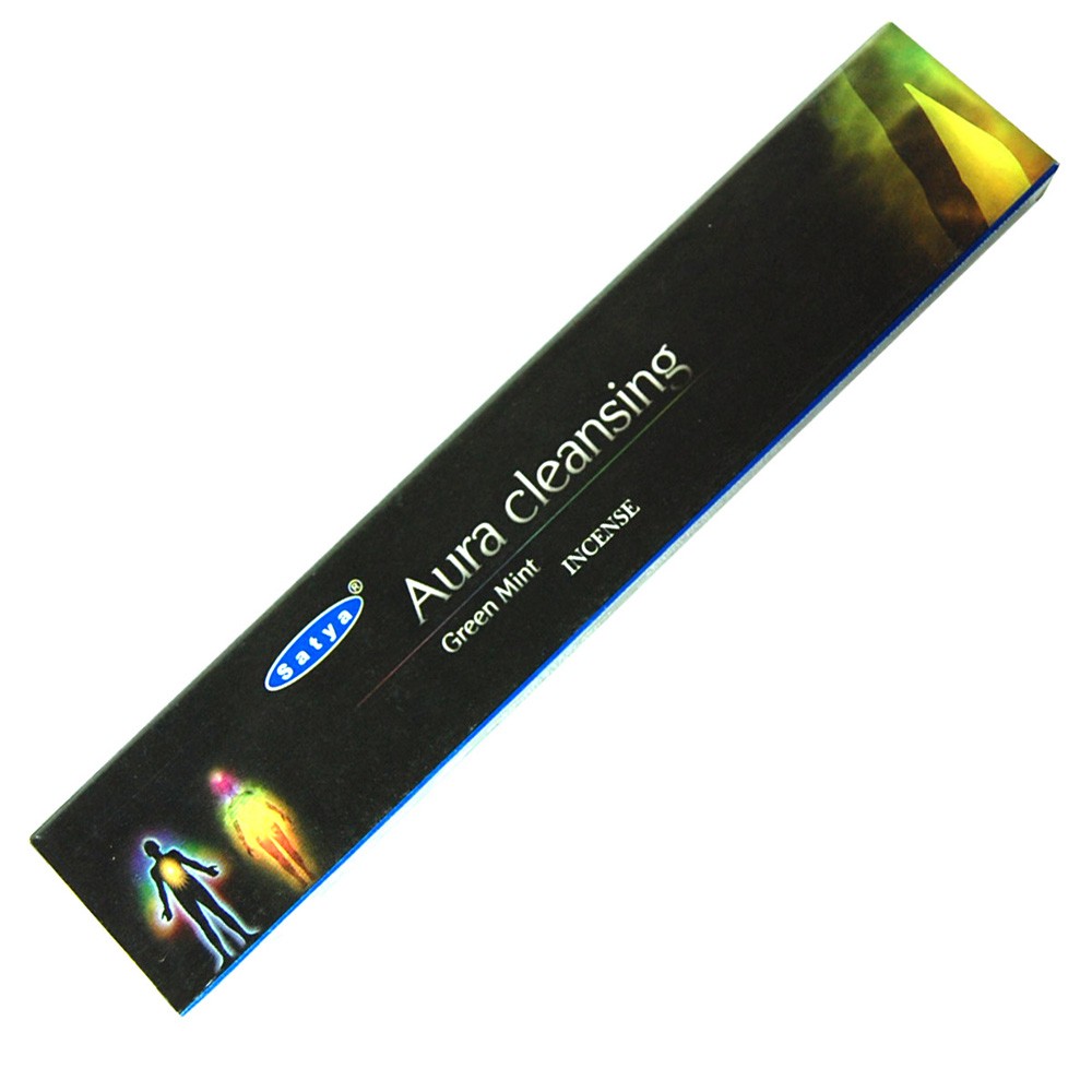 Incienso Aura Cleansing -Menta Verde - Green Mint Limpiador Aura