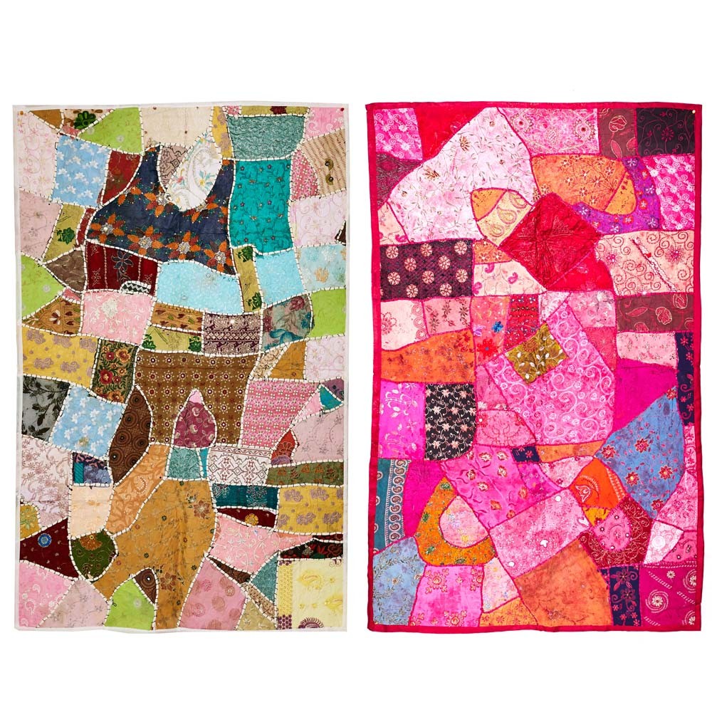 Tapete Pathwork Calidad-155 x 95 cm - Artesanal - Varios Colores