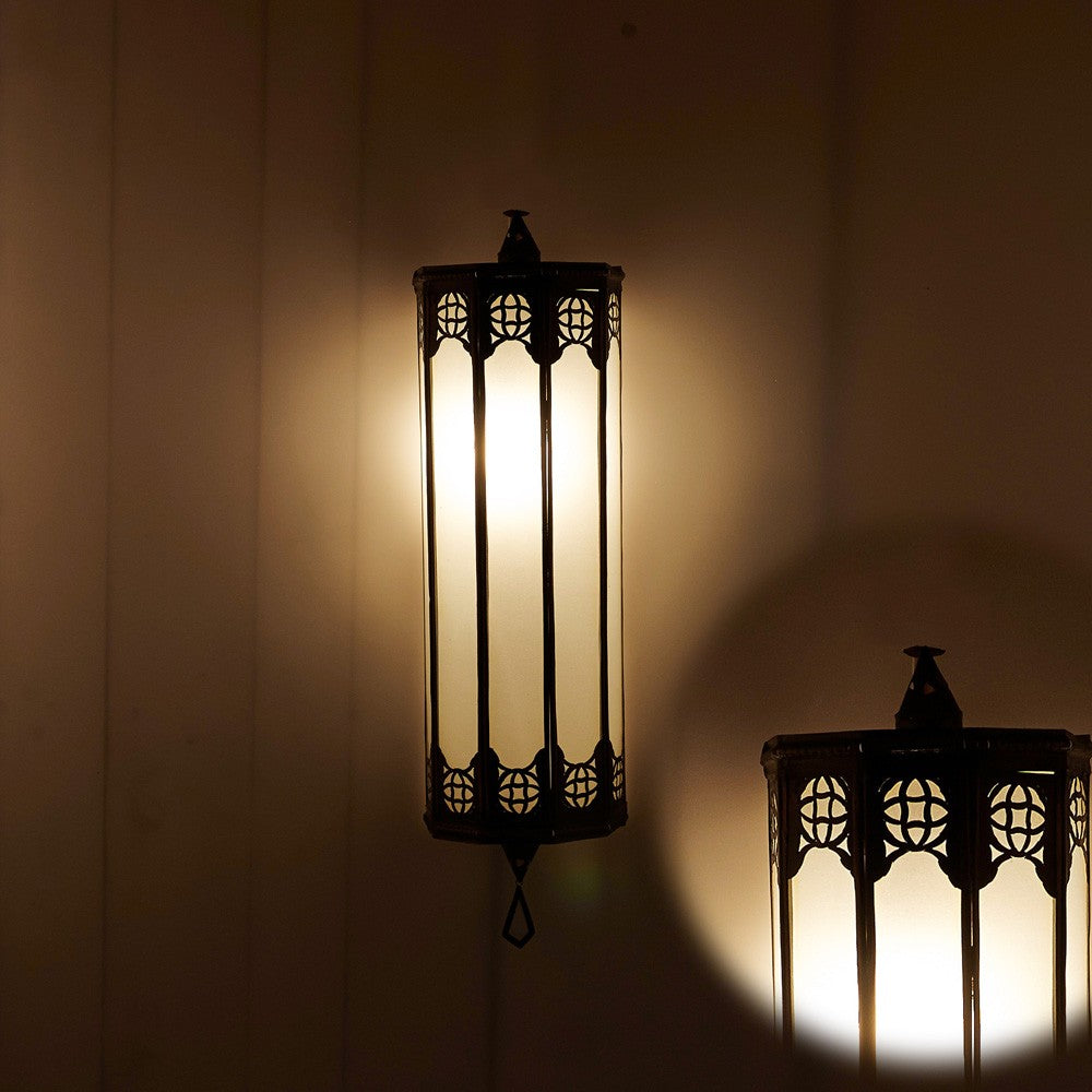 Aplique Cristal Alargado -Dos Colores - Calado Arabe - 50 cm