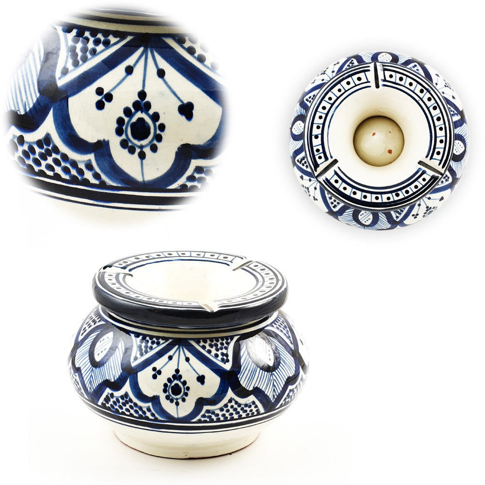 Cenicero Agua Gigante - Cerámica Esmaltada - Varios Colores-15cm