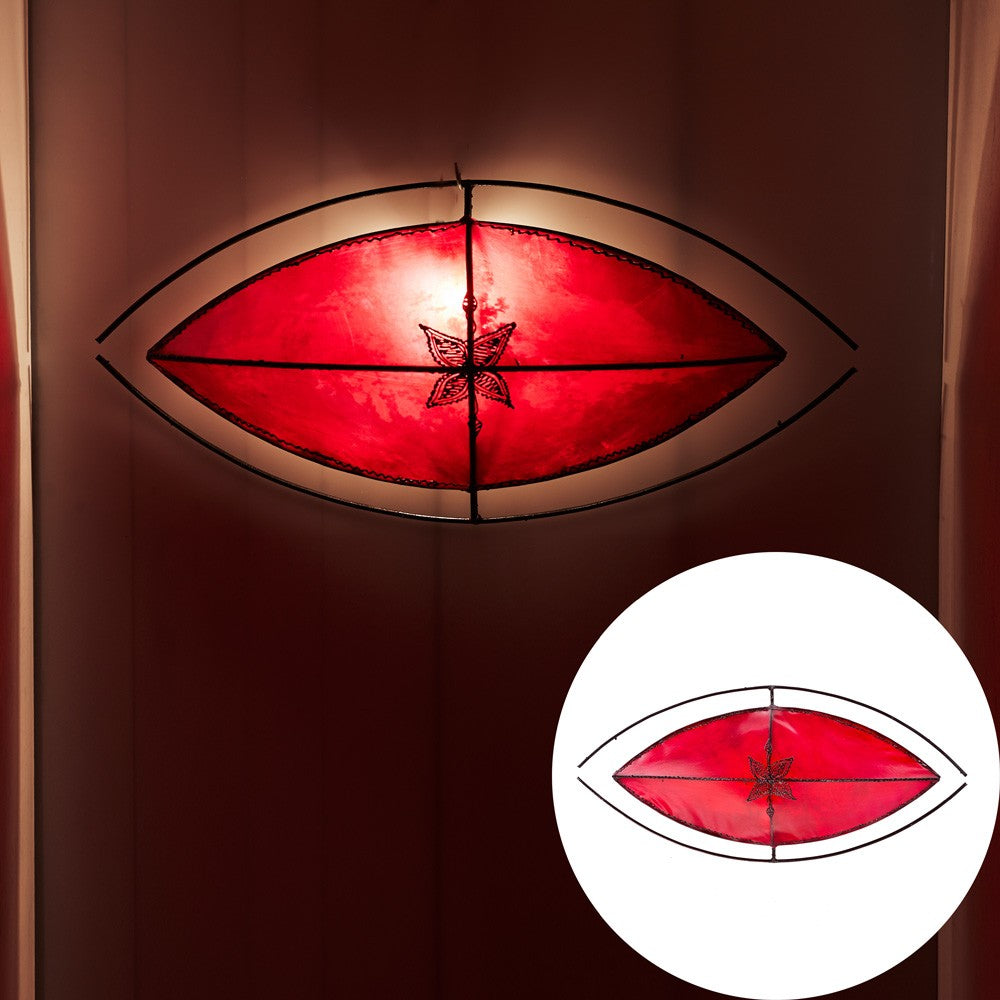 Aplique Piel Escudo Africano - 2 Posiciones -Varios Colores 1 m