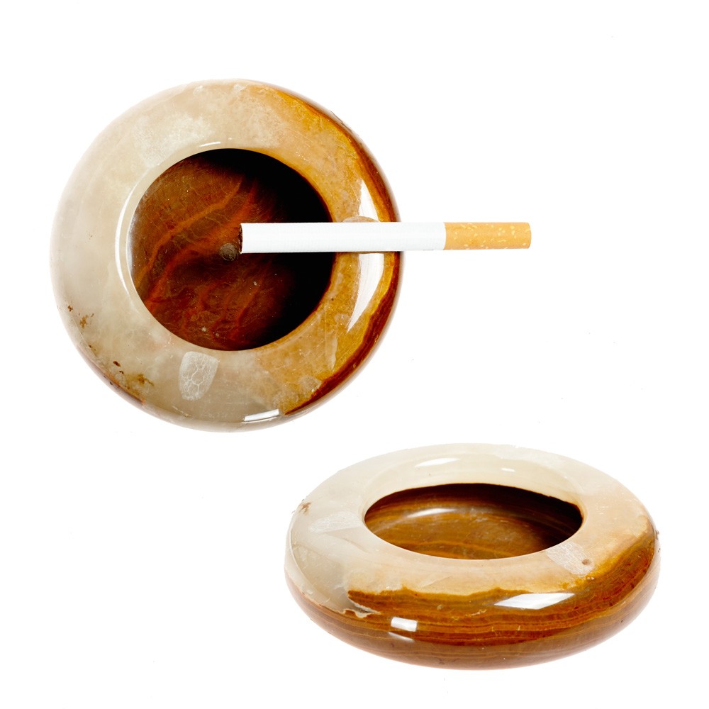 Cenicero Onix - Artesano - 10 cm - Varios Colores- Pisapapeles