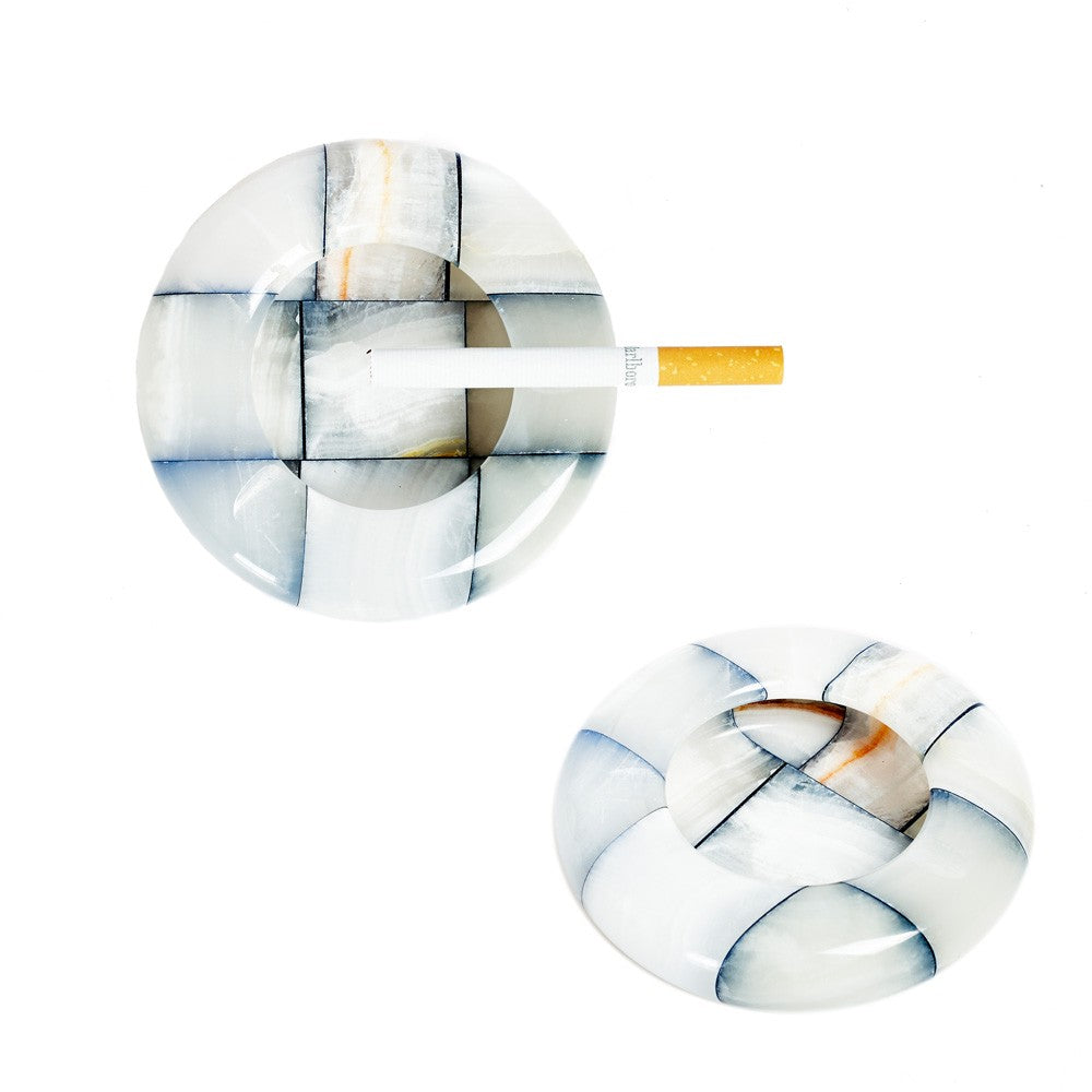 Cenicero Onix - Artesano - 10 cm - Varios Colores- Pisapapeles