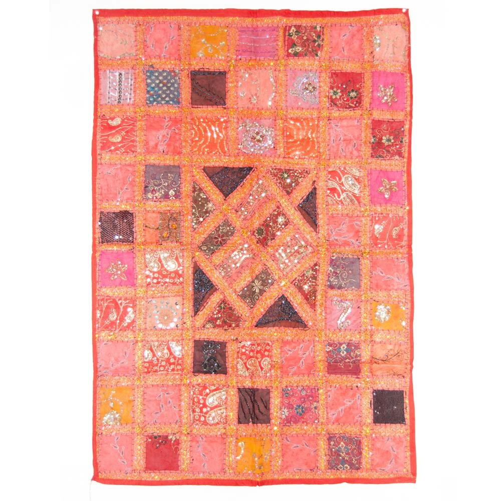 Tapete Bordados Dorados Grande - Gran Calidad - 150 x 100 cm