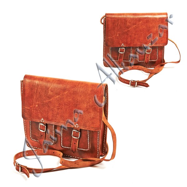 Maletín Documentos Cuero - 4 Compartimentos - 28 cm