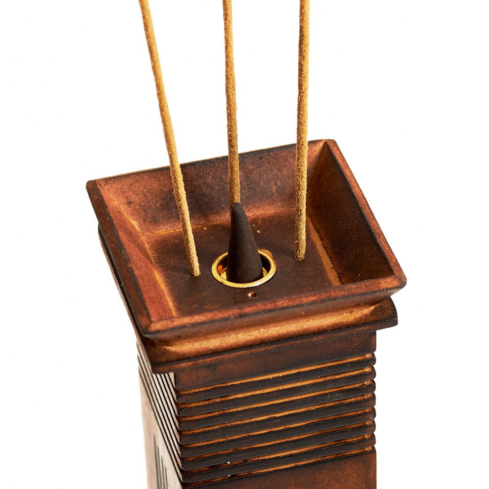 Incensario Torre Japonesa Grande - Madera - 29 cm - Calidad