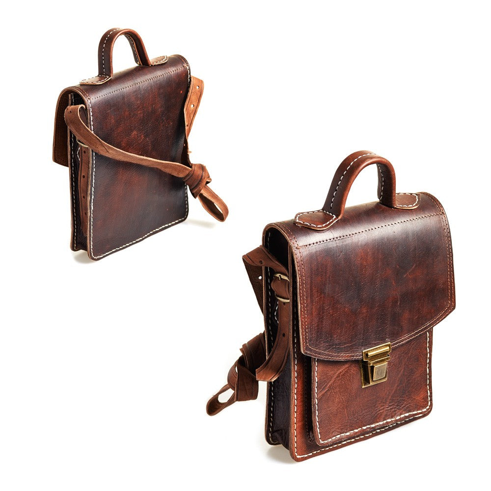 Cartera Artesana Cuero - Gran Calidad - 2 Colores